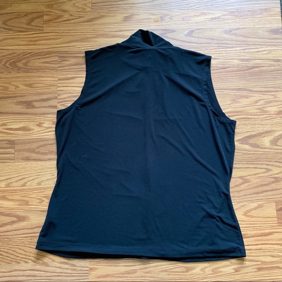 Fashion Bug Black Sleeveless Pullover - Picture 2 of 6